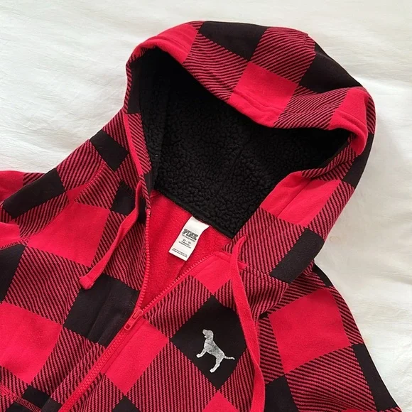 Victoria's Secret PINK | Hooded Zip-up Onesie - Picture 4 of 7